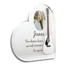 Plaque funéraire guitare-acoustique-blanche-forme-coeur 30 Plaquedeces.fr